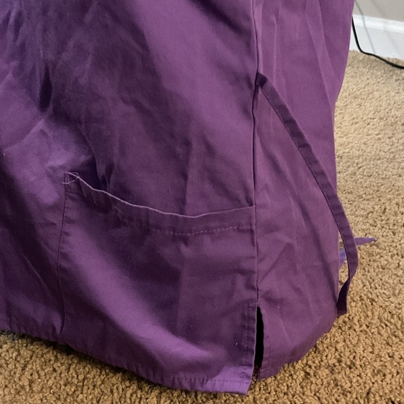 Just Love Purple V-Neck Tunic Top with Side Ties - Picture 9 of 9